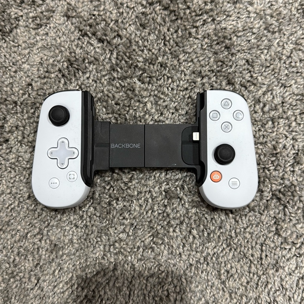 Backbone White and Black Gaming Controller